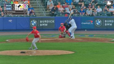 Hayden Senger homers (10) on a fly ball to left center field. Jose Ramos scores.
