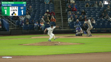 Brandon Winokur doubles (7) on a line drive to left fielder Luke Pelzer. Jacob McCombs scores.