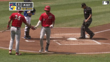 Andrew Pinckney clubs a solo home run