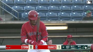 Joswa Lugo called out on strikes and Gavin Grahovac caught stealing 2nd, catcher Truitt Madonna to second baseman Nu'u Contrades to catcher Truitt Madonna.