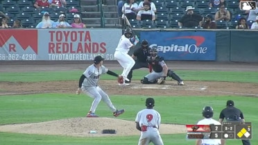 Starlin Aguilar singles on a line drive to left fielder Cort MacDonald. Estevan Moreno scores. Nick Becker scores.