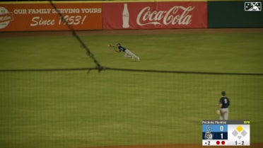 Kenedy Corona makes a diving play in center field 