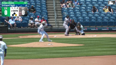 Enrique Jimenez homers (3) on a line drive to right field. Eduardo Tait scores.