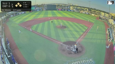 Tyson Lewis singles on a ground ball to left fielder Randy Guzman. Jacob Friend scores. Bernard Moon scores.