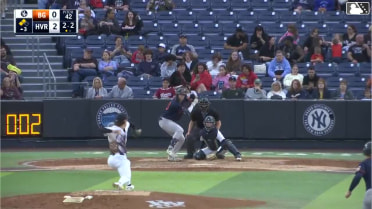 Nathan Flewelling grounds out to pitcher Rory Fox. Adrian Santana scores. Theo Gillen to 3rd.