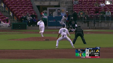 Derlin Figueroa reaches on a fielder's choice, fielded by first baseman Rayne Doncon. Luke Pelzer scores. Austin Charles to 3rd.