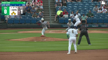 Jose Cerice hit by pitch. Blake Mitchell scores. Ramon Ramirez to 3rd. Derlin Figueroa to 2nd.