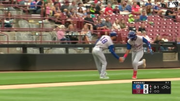 Jefferson Rojas' leadoff homer