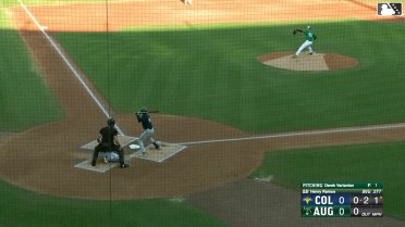 Derek Vartanian In play, run(s) to Henry Ramos