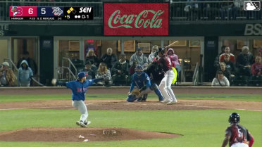 Devereaux Harrison In play, no out to Óscar Mercado
