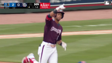 Justin Crawford's solo home run