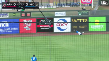 Ryan Lasko goes full extension to make a diving catch