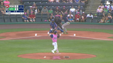 Miguel Bleis homers (5) on a fly ball to left center field.