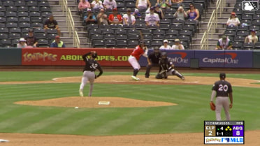 Mike Antico out on a sacrifice fly to center fielder Carlos Rodríguez. Kyle McCann scores. Cole Carrigg to 3rd.