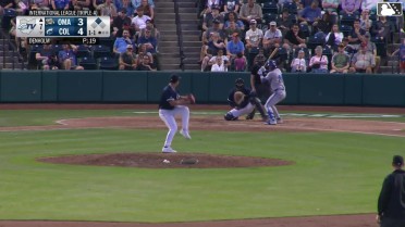 Trenton Denholm In play, run(s) to Kevin Newman