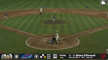 Ethan O'Donnell doubles (6) on a line drive to left fielder Josh Adamczewski. Max Williams scores. Ryan Ignoffo scores.