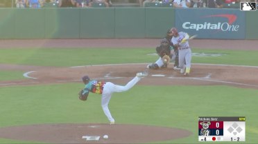 Henry Baez records his seventh K