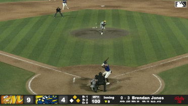 Brendan Jones doubles (13) on a line drive to right fielder Theo Gillen. Brandon Compton scores. Connor Caskenette scores.