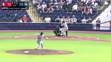 José Anderson homers (20) on a fly ball to left field.