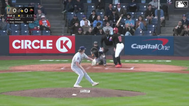 Arjun Nimmala doubles (6) on a ground ball to left fielder Jorge Ruiz. J.R. Freethy scores.