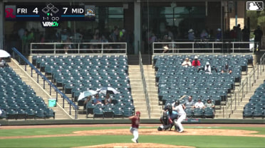 Bobby Boser homers (1) on a fly ball to left field.
