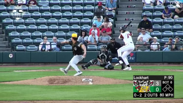 Lael Lockhart fans his ninth batter in Double-A