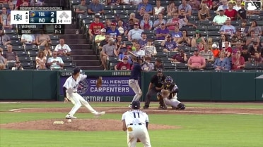 Gage Workman homers (9) on a fly ball to center field.
