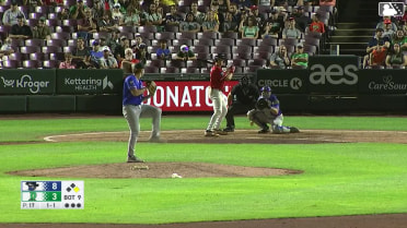 Eric Becker homers (2) on a fly ball to center field. Justin Lebron scores.