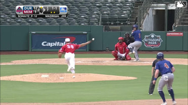 Nick Madrigal singles on a line drive to right fielder Chase Davis. Jack Suwinski scores.