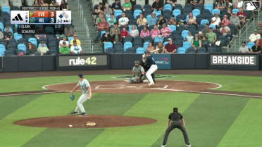 Wallace Clark singles on a line drive to right fielder Carlos Jimenez. Jakey Josepha scores.