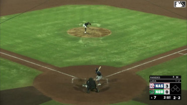 Luis Lara homers (1) on a fly ball to right field.