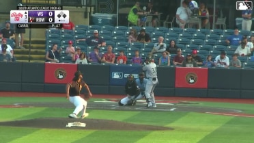 Jeral Perez singles on a ground ball to right fielder Conor Essenburg. Bryce Eblin scores. Ely Brown to 3rd.
