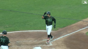 Rodriguez homers from both sides of the plate