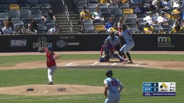 Ryan Kreidler singles on a line drive to center fielder Brett Bateman. Kyler Fedko scores. Walker Jenkins to 2nd.