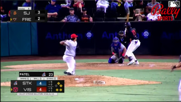 Adriel Radney singles on a ground ball to right fielder Gavin Turley. Jack Spanier scores. Victor Santana to 2nd.