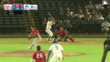 Kole Myers out on a sacrifice fly to left fielder Tre Richardson III. Zyhir Hope scores.