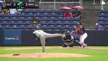 Mitch Voit singles on a ground ball to left fielder Titus Dumitru. Corey Collins scores. Jamari Baylor scores.