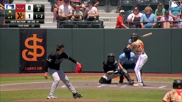 Cam Maldonado singles on a line drive to left fielder Conner Westenburg. Hayden Jatczak scores. Cam Maldonado to 2nd.