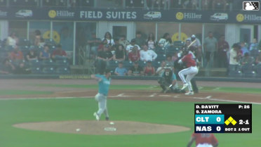 Duncan Davitt Hit By Pitch to Freddy Zamora