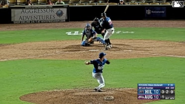 Luis Guanipa singles on a ground ball to left fielder Jose Pirela. Joe Olsavsky scores. Michael Martinez to 3rd. Cooper McMurray to 2nd.