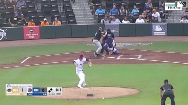 Jacob Hurtubise doubles (4) on a line drive to right fielder Alex Ramírez. Mike Boeve scores. Eric Brown Jr. scores.