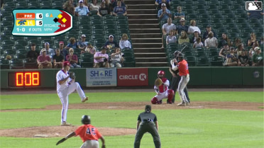 Enddy Azocar singles on a line drive to center fielder Griffin Burkholder. Braylon Whitaker scores. Fernando Peguero to 2nd.