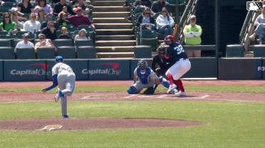 Christian Encarnacion-Strand out on a sacrifice fly to center fielder John Rave. Edwin Arroyo scores. Héctor Rodríguez to 3rd. JJ Bleday to 2nd.