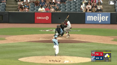 Rosman Verdugo triples (1) on a fly ball to center fielder Jackson Strong. Justin DeCriscio scores.