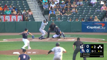 Josh Moylan grounds into a double play, third baseman Dub Gleed to second baseman Raimundo De Los Santos to first baseman Jackson Hornung. Manuel Palencia out at 2nd. Josh Moylan out at 1st.
