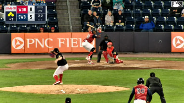 Ernesto Martinez Jr. out on a sacrifice fly to center fielder Braiden Ward. Oswaldo Cabrera scores.