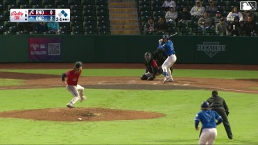 Tyler Fitzgerald doubles (4) on a sharp line drive to center fielder Andrew Velazquez. Noah Miller scores. Eliezer Alfonzo to 3rd.