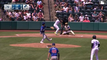 George Valera homers (8) on a fly ball to right field. Ralphy Velazquez scores. Kody Huff scores.