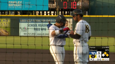 Edgleen Perez's RBI single