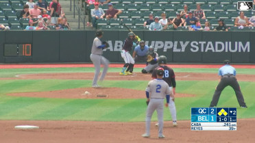 Starlyn Caba grounds out to first baseman Chris Brito. Chase Jaworsky scores. Wilson Weber to 3rd. Wilfredo Lara to 2nd.